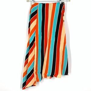 ASTR the Label Monica Skirt Women’s Size Small Colorful Striped